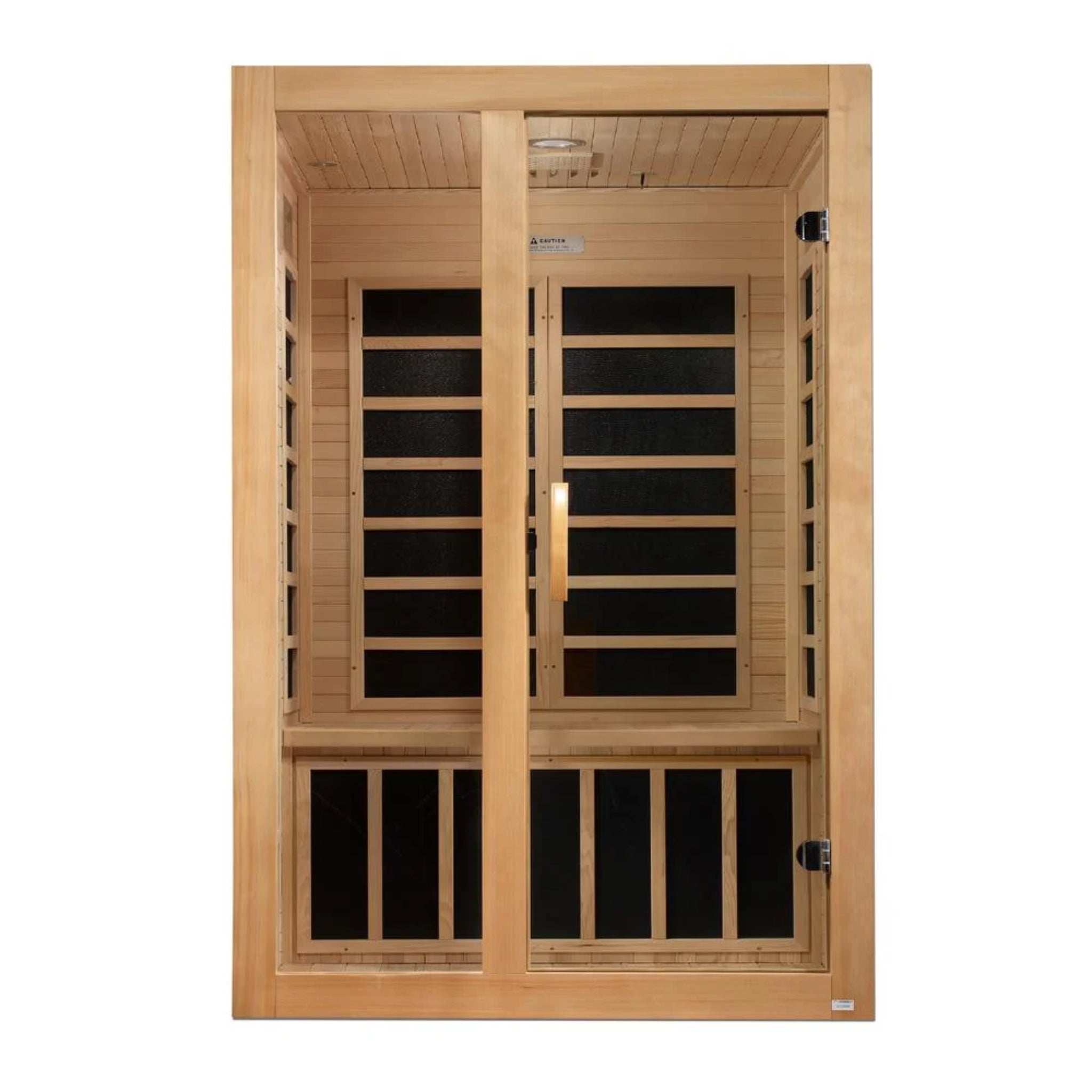 Dynamic Santaigo 2-Person Low EMF (Under 8MG) FAR Infrared Sauna (Canadian Hemlock)