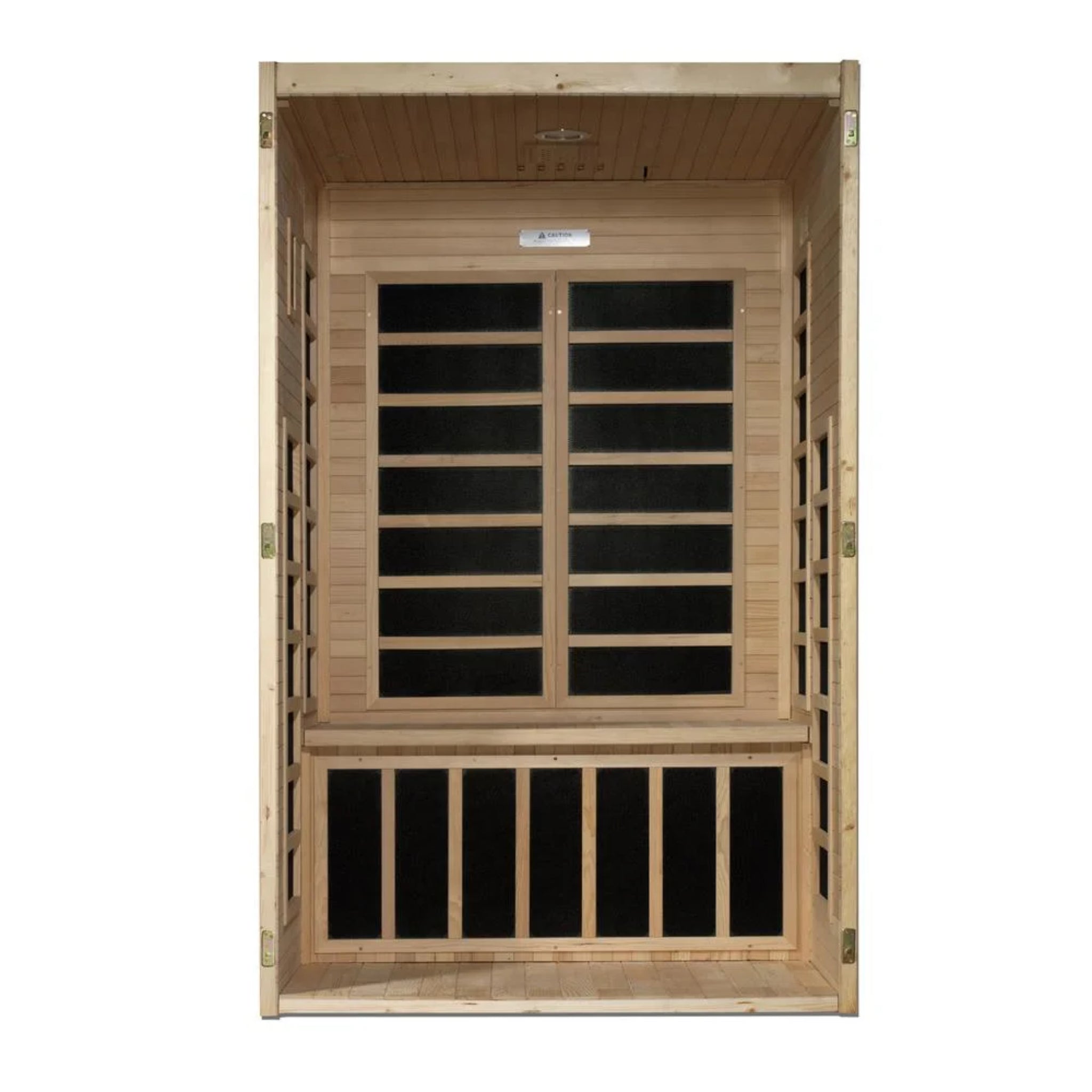 Dynamic Santaigo 2-Person Low EMF (Under 8MG) FAR Infrared Sauna (Canadian Hemlock)