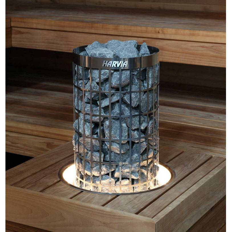 Harvia Cilindro Led Embedding Flange For 6 & 8kw Sauna Heaters - Finnish Sauna Builders