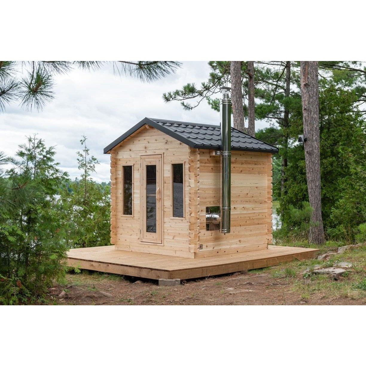 LeisureCraft Canadian Timber Georgian 2–6 Person Cabin Sauna