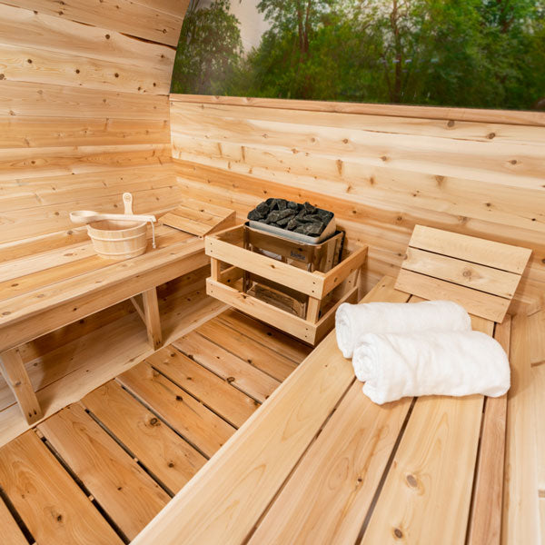 LeisureCraft Tranquility MP 6-Person Barrel Sauna