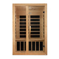 Dynamic Santaigo 2-Person Low EMF (Under 8MG) FAR Infrared Sauna (Canadian Hemlock)