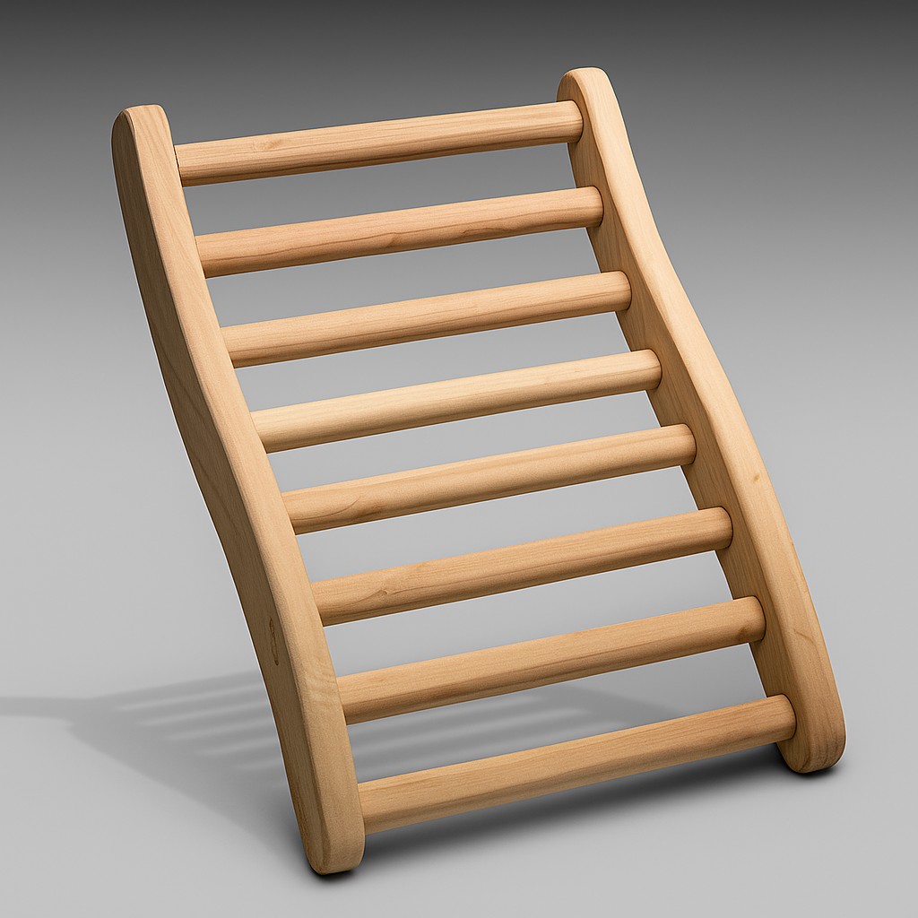 Golden Designs Dynamic Ergonomic Backrest for Saunas