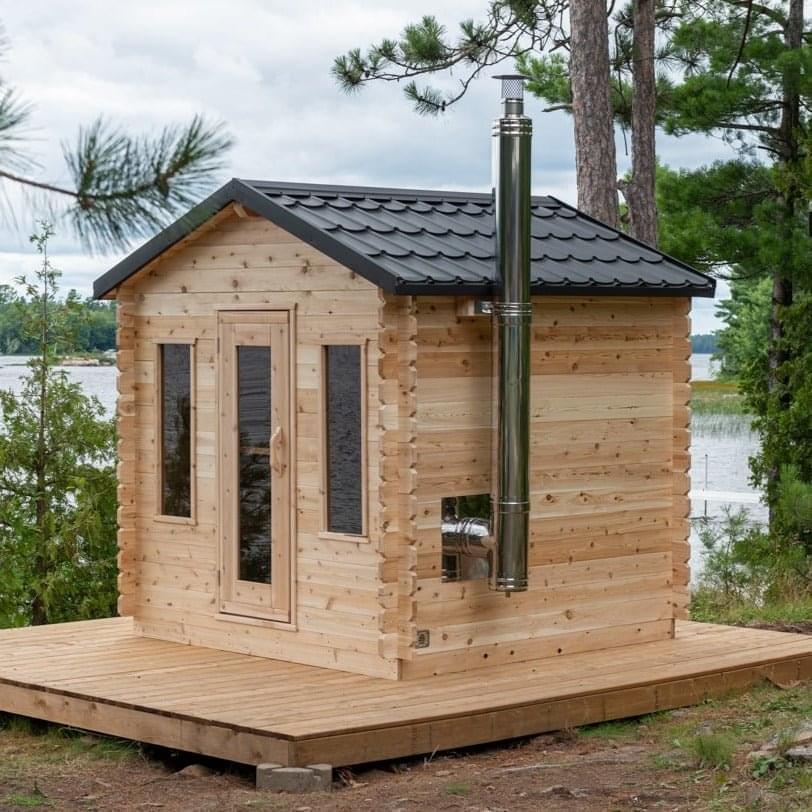 LeisureCraft Canadian Timber Georgian 2–6 Person Cabin Sauna