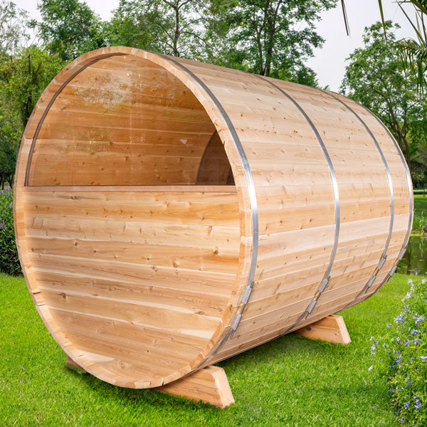 LeisureCraft Tranquility MP 6-Person Barrel Sauna